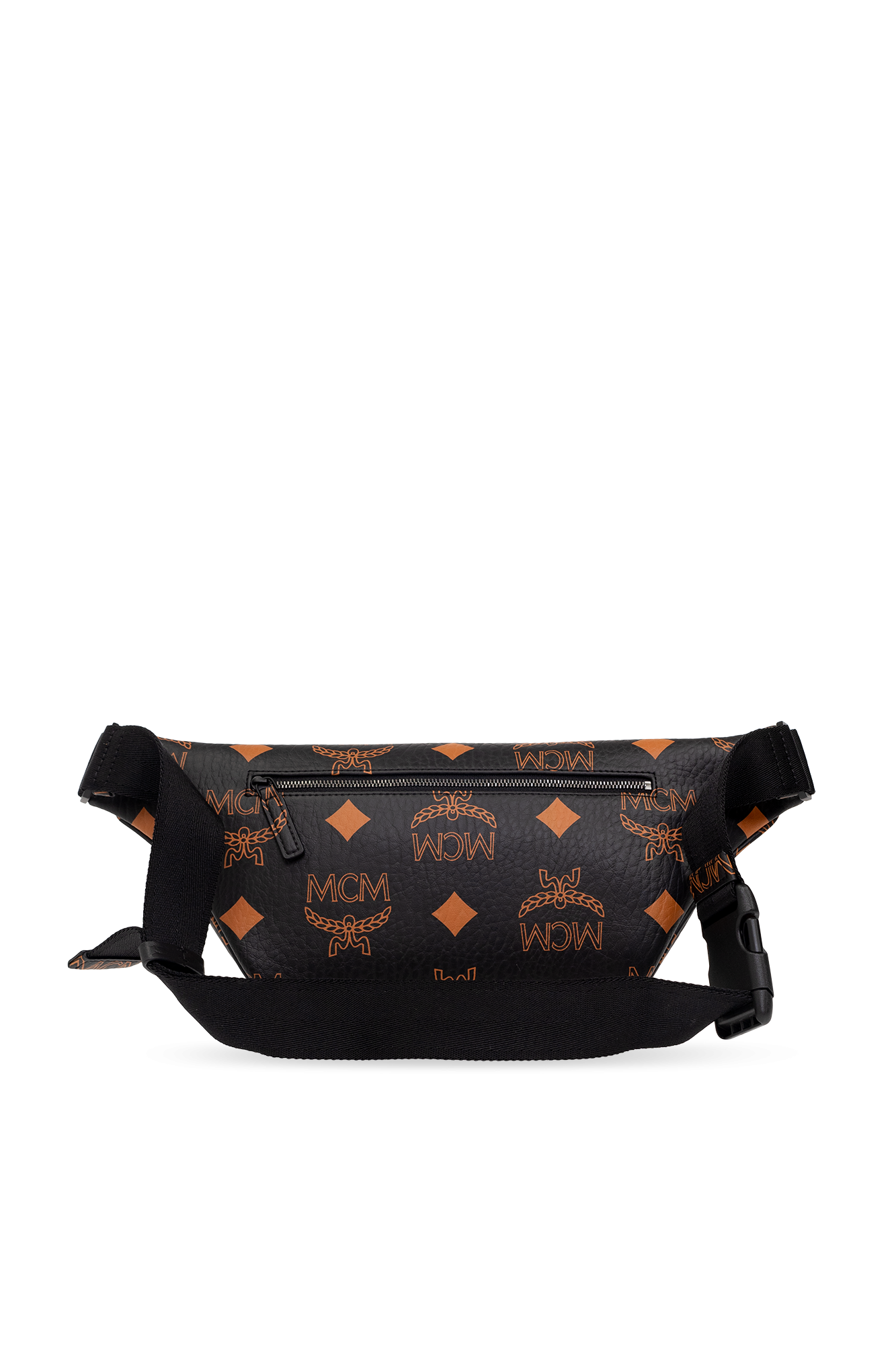 Mcm waist bag discount black